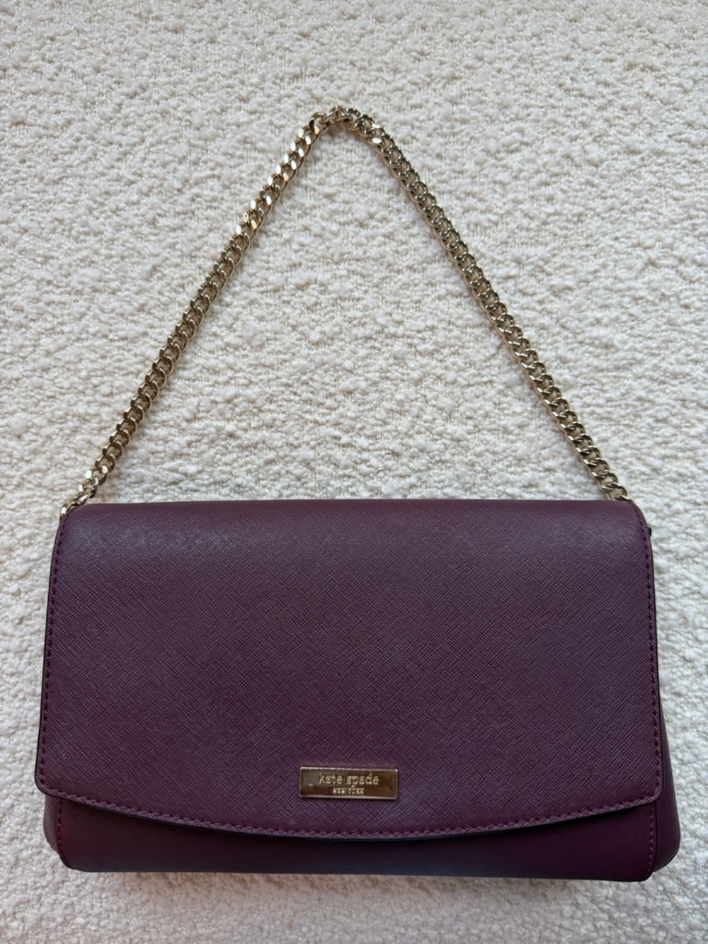 Kate Spade Laurel Way Greer Crossbody Bag in Deep Plum EUC